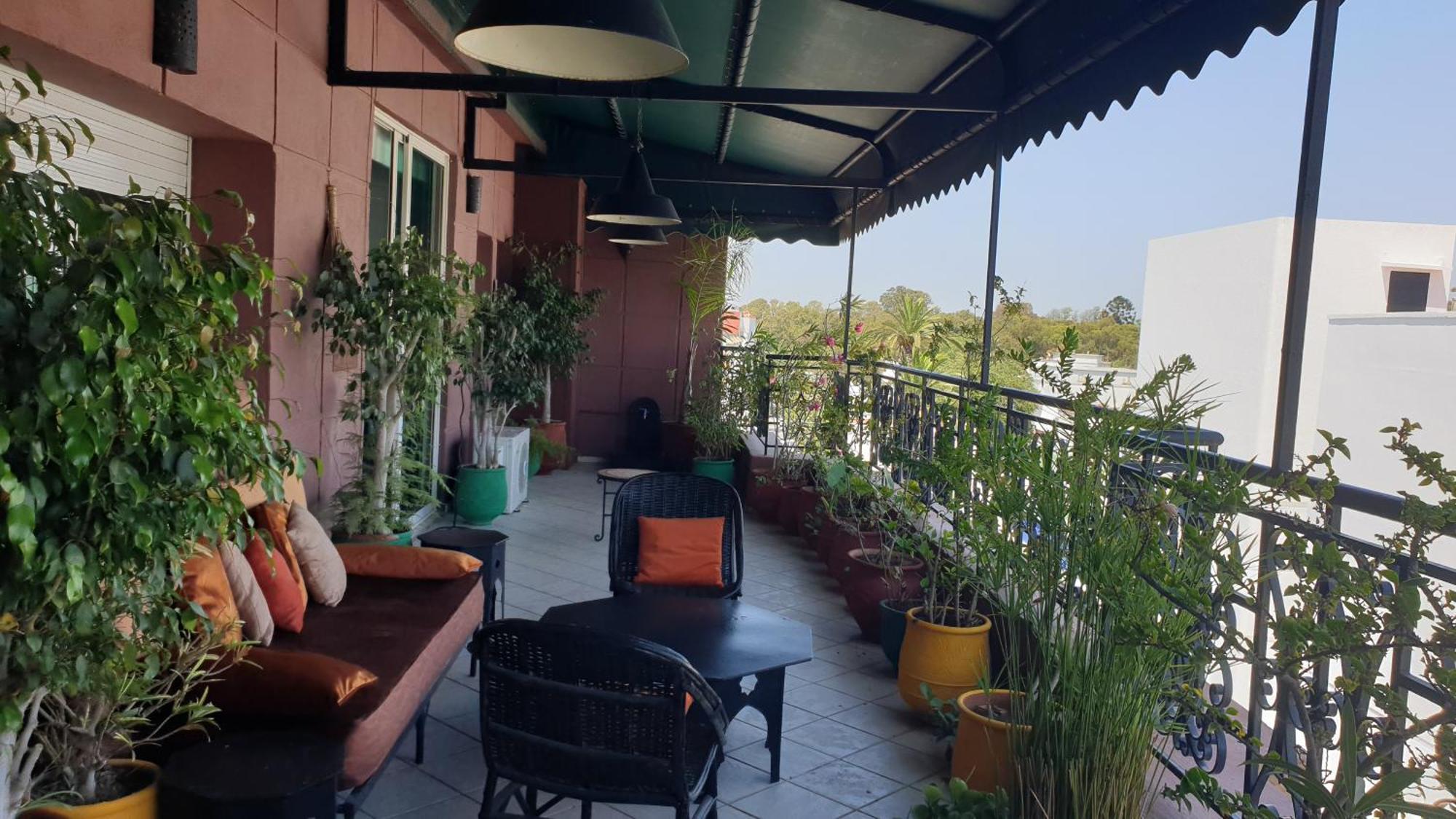 Appartement Agreable Avec 2 Tres Belles Terrasses Au Coeur De ラバト エクステリア 写真